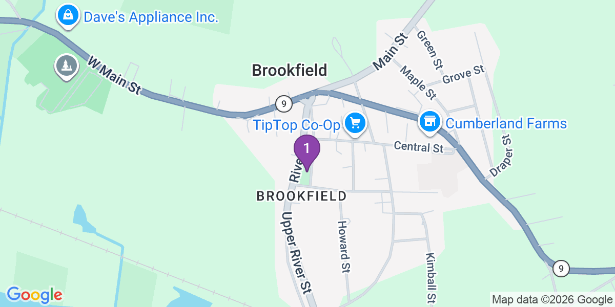 Map of where we went on this visit