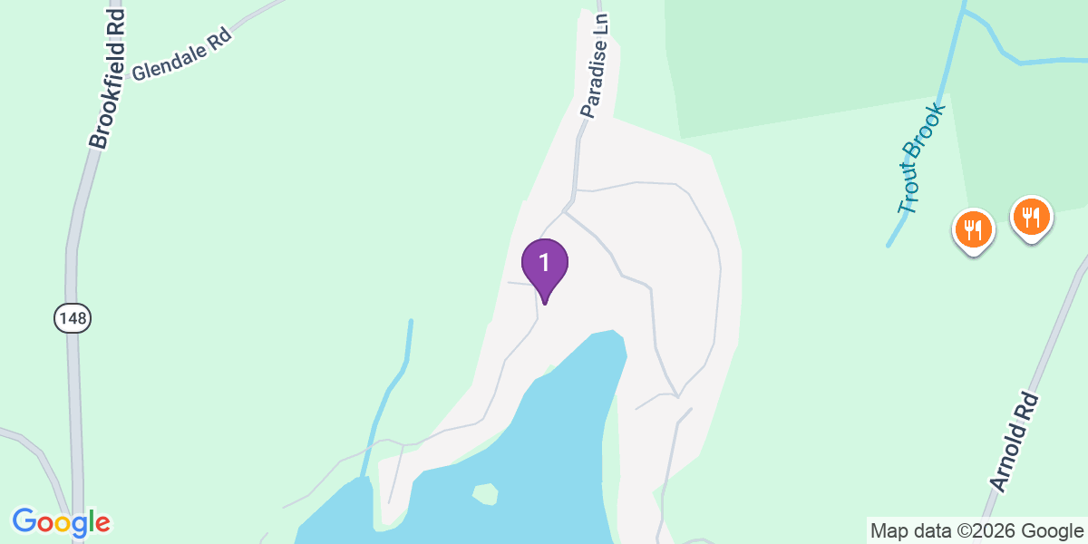 Map of where we went on this visit