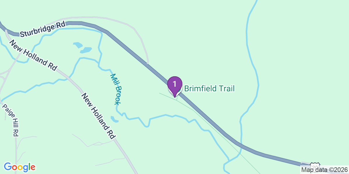 Map of where we went on this visit